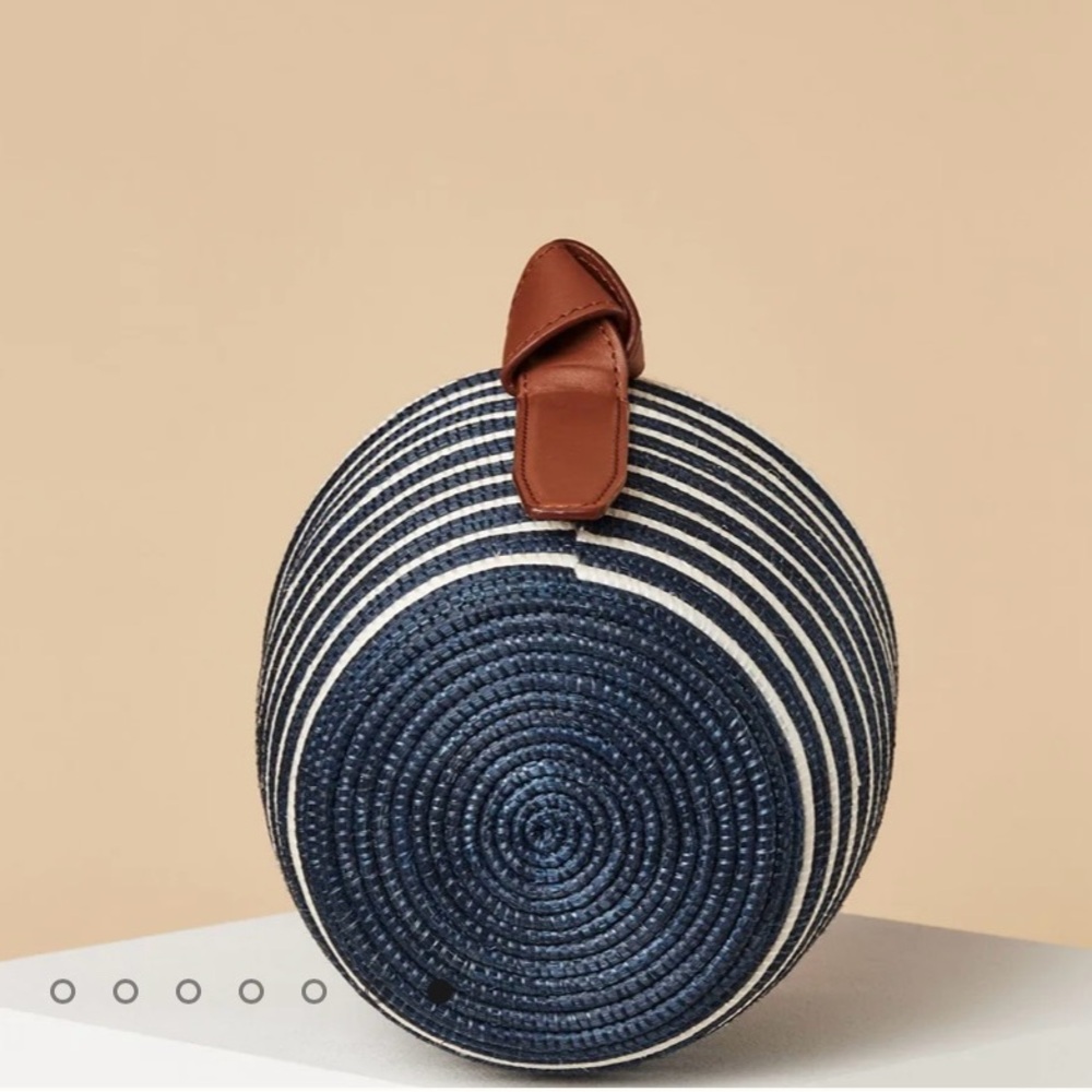 CESTA COLLECTIVE Navy and Brown Bucket Bag: NEVER WORN-BRAND NEW! - Picture 2 of 12